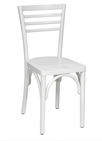 Cadeira Blum Wood Branca, modelo C 1069