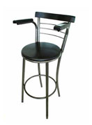 Banqueta Wood Braço, modelo B 3017